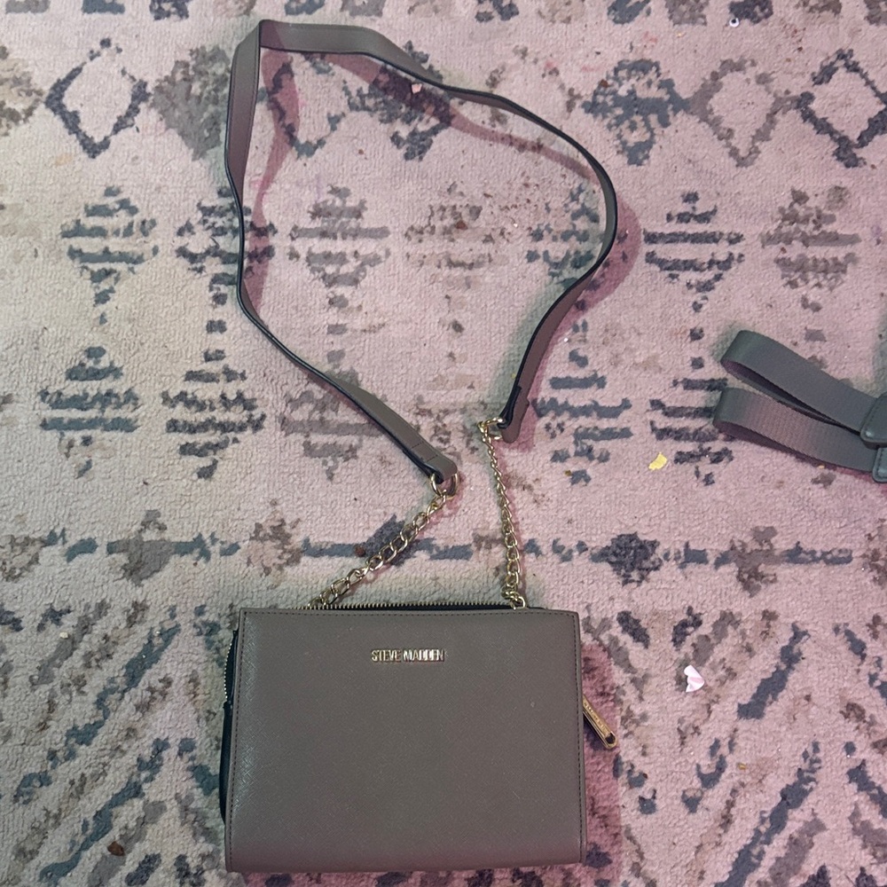 Steve Madden Taupe Crossbody Bag